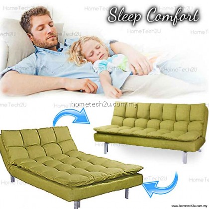 Santillo Queen Size Fabric Sofa Bed (Limeade)