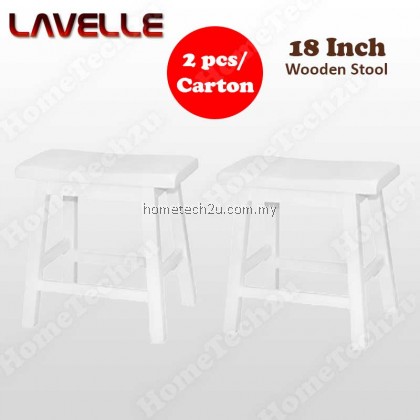 Lavelle 18 inch Rectangle Wooden Bar Stool