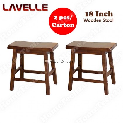 Lavelle 18 inch Rectangle Wooden Bar Stool
