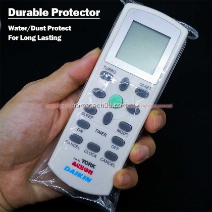 [Ready Stock] DAIKIN YORK ACSON Air Cond Air Conditioner Remote Control Replacement [FREE BATTERY+Cover]