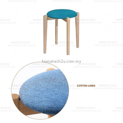 Moska Modern Vanity Dining Round Stool Moska Modern Vanity Dining Round Stool