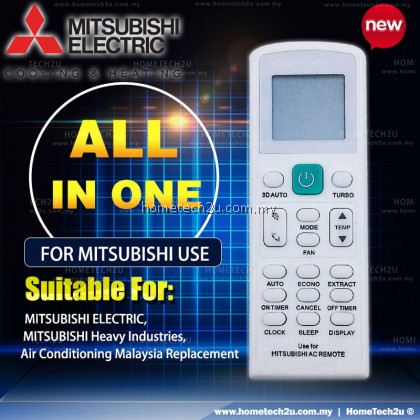 MITSUBISHI Universal Air Conditioner Remote Control