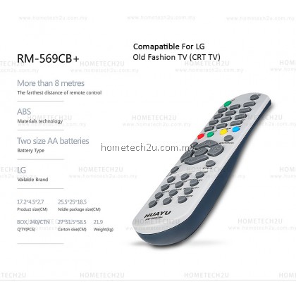 LG TV Remote Control Replacement For CRT TV