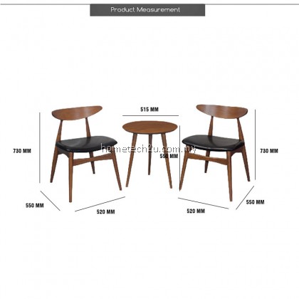 LAVelle Full Solid 1 + 2 Round Tea Set 