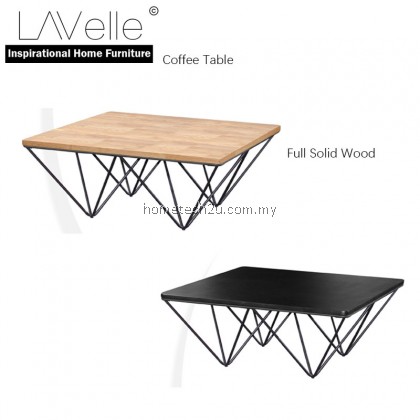 LAVelle Designer Full Solid Square Coffee Table