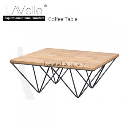 LAVelle Designer Full Solid Square Coffee Table