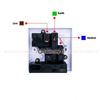 Wall Switch Socket With USB Outlet (Sirim Approved)