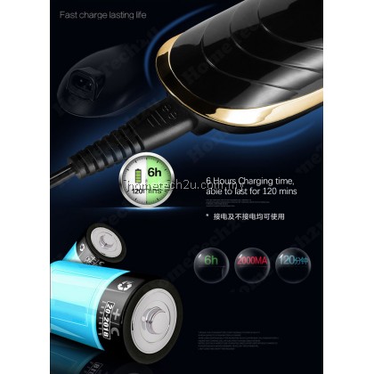 HTC Washable Rechargeable Electric Hair Trimmer