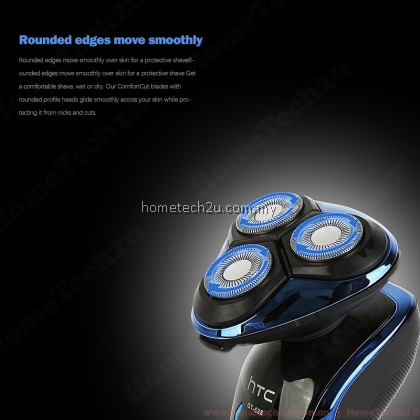 HTC Wet And Dry Men Rechargeable 4D Shaver 