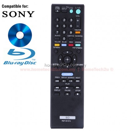 OEM Sony Blu Ray DVD Player Remote Control Replacement