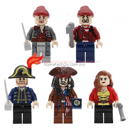 GUDI Building Blocks Compatible with LEGO Black Pearl Pirates of the Caribbean Series Boys Assembled Toys