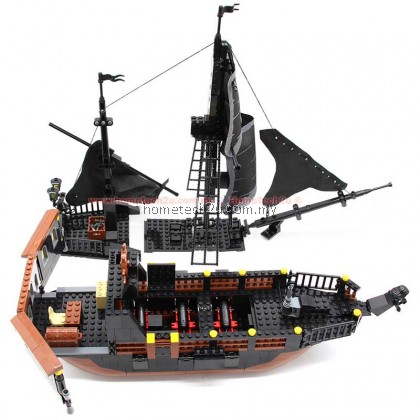 GUDI Building Blocks Compatible with LEGO Black Pearl Pirates of the Caribbean Series Boys Assembled Toys