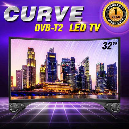 Phison 32" Curved LED TV with DVB-T2