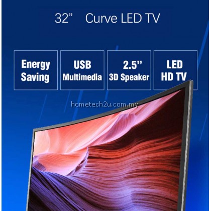 Phison 32" Curved LED TV with DVB-T2