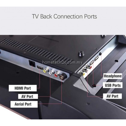 Phison 32" Curved LED TV with DVB-T2