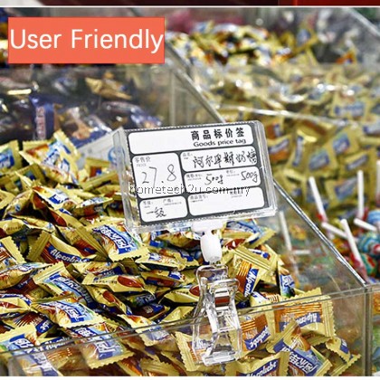 10pcs Pop Sign Card Display Clip Price Tags Holder 