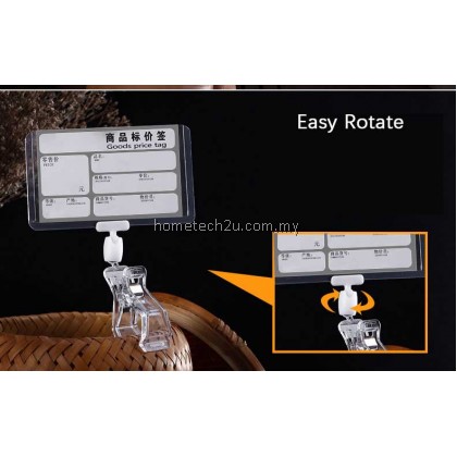 10pcs Pop Sign Card Display Clip Price Tags Holder 