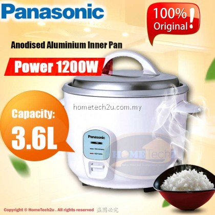 Panasonic Conventional Rice Cooker 3.6L SR-WN36 (White)