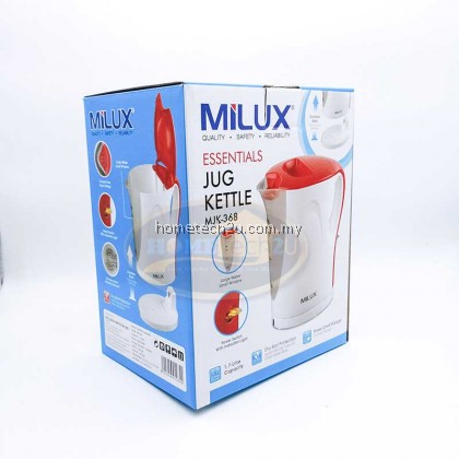 MILUX ESSENTIALS ELECTRIC JUG KETTLE (1.7L)-MJK-368 (Red)