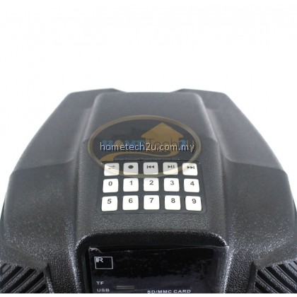 Ampaudio Portable Speaker PA System with Built in USB MP3 Player 