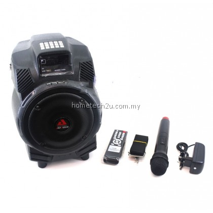 Ampaudio Portable Speaker PA System with Built in USB MP3 Player 
