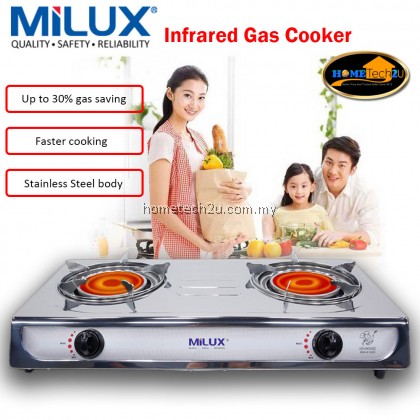 [NEW-SIRIM APPROVED] MILUX INFRARED GAS COOKER MSS-81221R (Gas & Time saving)