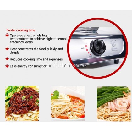 [NEW-SIRIM APPROVED] MILUX INFRARED GAS COOKER MSS-81221R (Gas & Time saving)