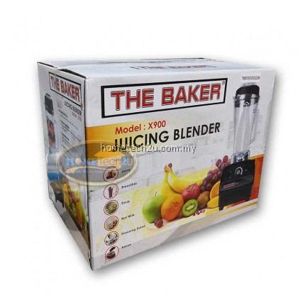 THE BAKER Commercial Heavy Duty Juicing Blender X900 (Free Extra Lower Connector)