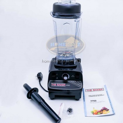 THE BAKER Commercial Heavy Duty Juicing Blender X900 (Free Extra Lower Connector)