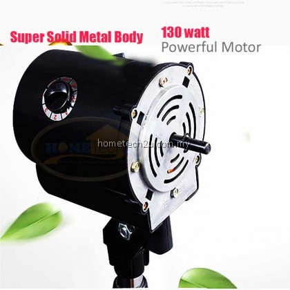 Minlite 20" Heavy Duty Commercial Industrial 3 Blades Stand Fan Cooling Strong Wind (Metal Body)