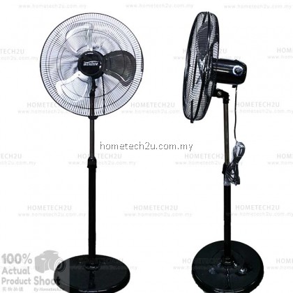 Minlite 20" Heavy Duty Commercial Industrial 3 Blades Stand Fan Cooling Strong Wind (Metal Body)