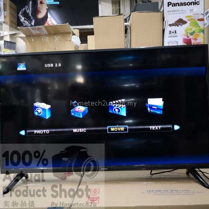 iSONIC LED TV 40" DVBT2 Full HD [With USB Movie Play]+[MYTV inside]