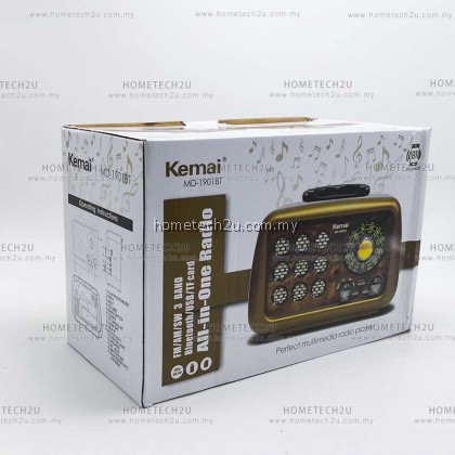 KEMAI Vintage Retro Radio 3 band wireless mp3 player MD-1901BT KEMAI Vintage Retro Radio 3 band wireless mp3 player MD-1901BT