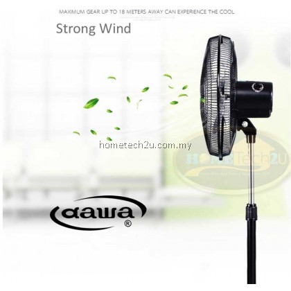 Dawa 20" Inch Industrial Stand Fan Kipas Besi Dawa 20" Inch Industrial Stand Fan Kipas Besi