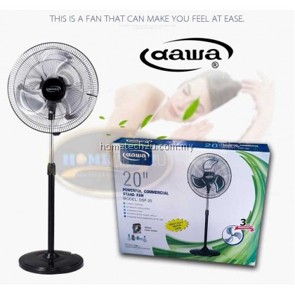 Dawa 20" Inch Industrial Stand Fan Kipas Besi Dawa 20" Inch Industrial Stand Fan Kipas Besi